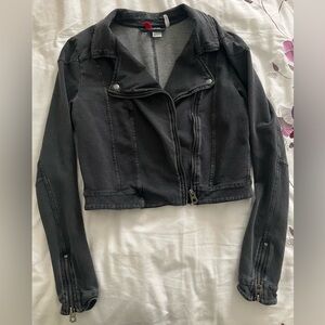 H&M Charcoal Jean Jacket